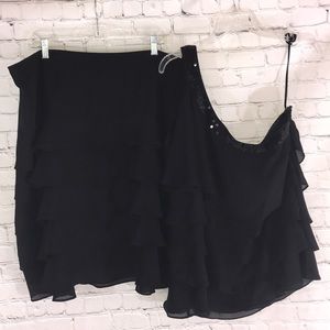 Lane Bryant skirt and top
